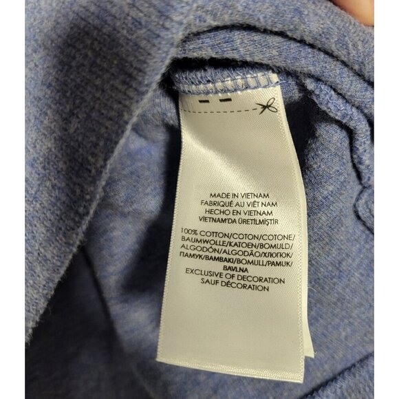 Polo Ralph Lauren Men's Ribbed 100% Cotton 1/4 Zip Blue Pullover Sweater Size M - Picture 7 of 12